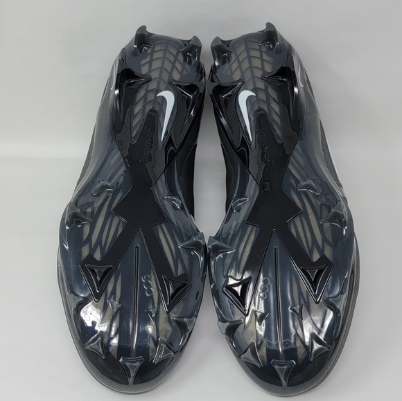 Nike Alpha Menace Elite 3 Black White Football Cleats CT6648-010 Men's Size 11 - Picture 10 of 10